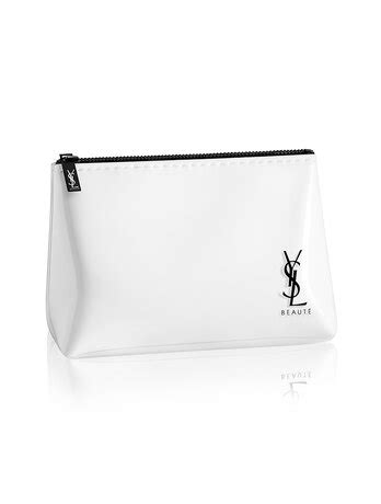 YSL オリジナル ホワイト ポーチ 